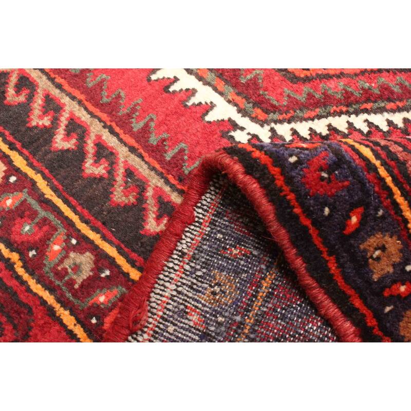 ECARPETGALLERY Hand-knotted Andelz Red Wool Rug - 4'8 x 6'4