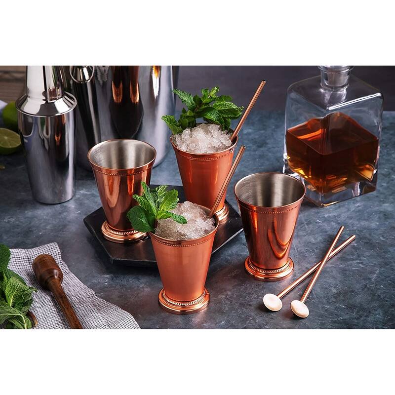 Mint Julep Cup Bar Accessories Drinking Cups 12 oz - 8 Pieces