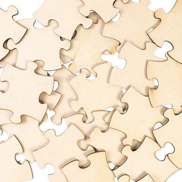 wooden puzzle pieces for crafts
