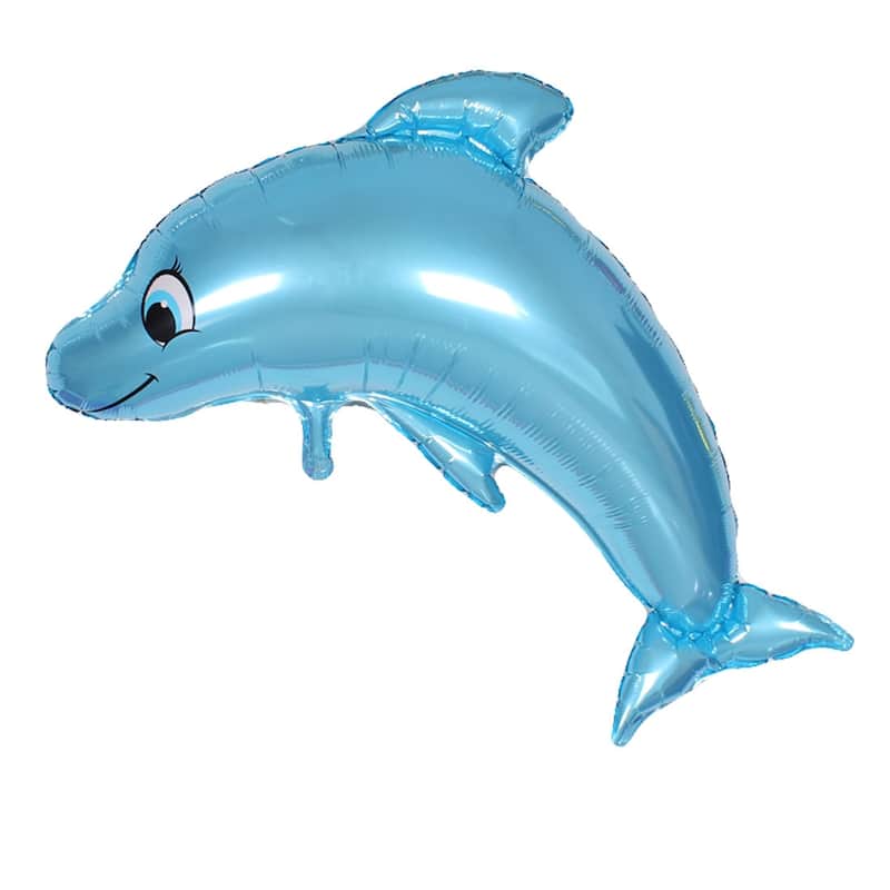 Foil Dolphin Shape Balloon Wedding Party Anniversary Celebration Decor Blue 39"