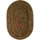 preview thumbnail 4 of 27, Rhody Rug Katie Indoor/ Outdoor Braided Area Rug Brown - 10' x 13' Oval