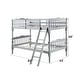 preview thumbnail 3 of 4, Homestead Gray Finish Twin/Twin Bunk Bed