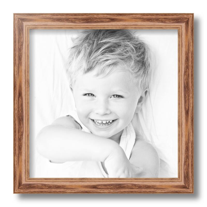 ArtToFrames Clayton Oak 12x12 Inch Picture Frame, 1.25 Inch Wood Poster Frame Available in Multiple Colors (59504-12x12)
