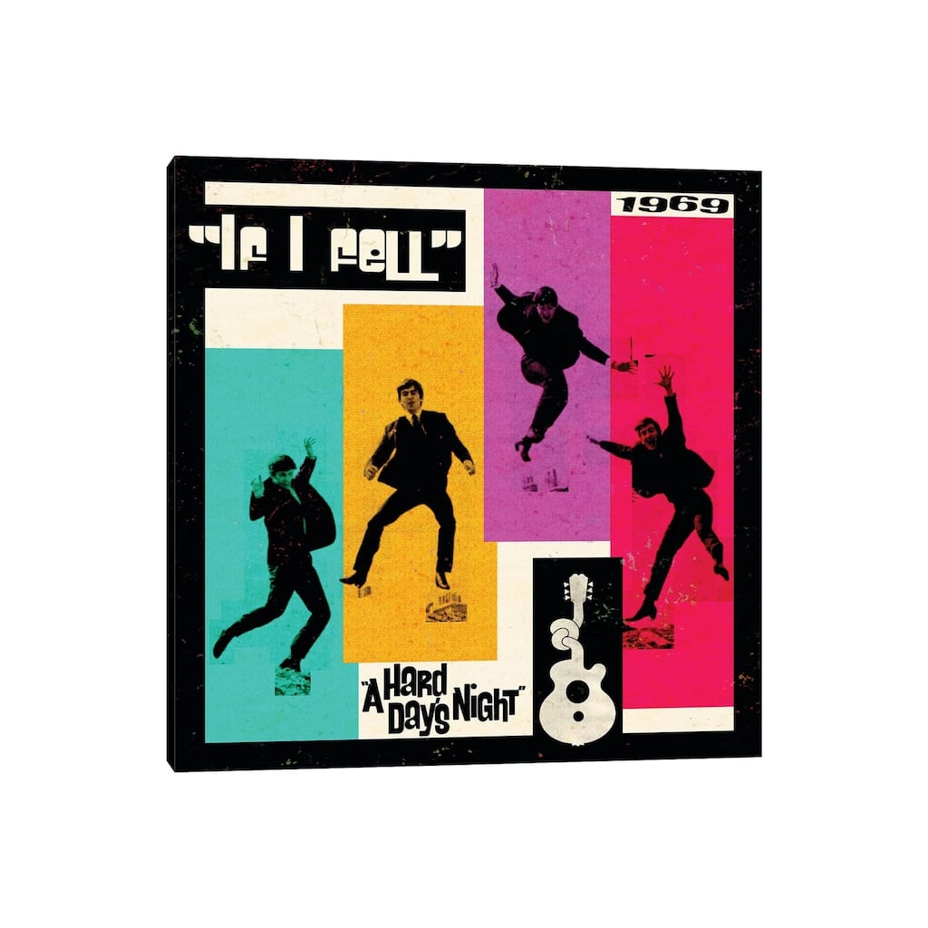 iCanvas "A Hard Day's Night II" by Radio Days Canvas Print
