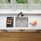 preview thumbnail 12 of 26, STYLISH 22 inch Stainless Steel 16G Workstation Undermount Kitchen Sink - 22" x 19" x 10"