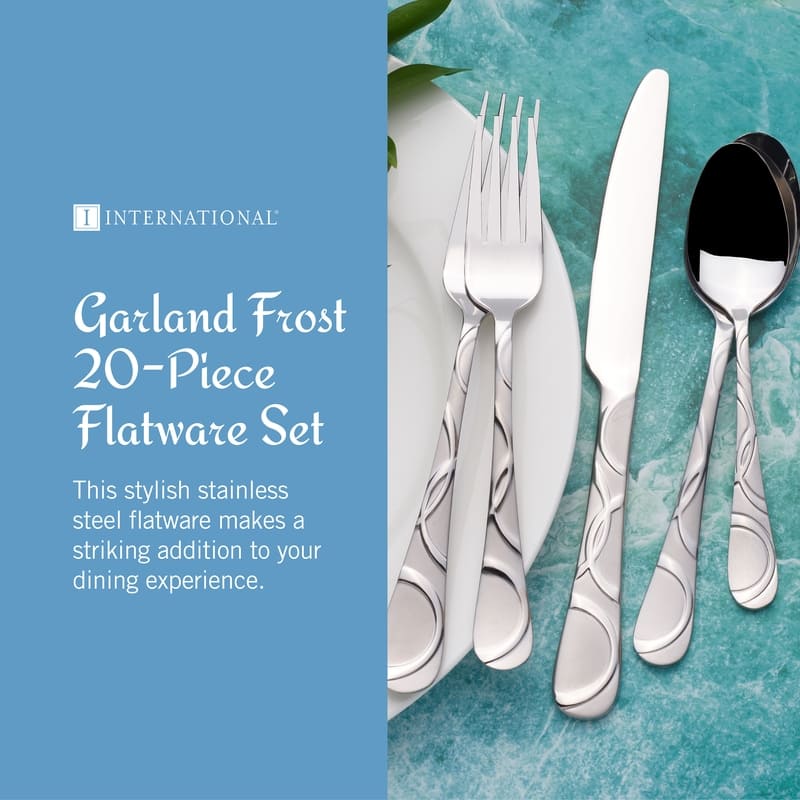 International Silver Garland Frost 20-Piece Flatware Set