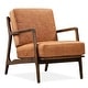 preview thumbnail 46 of 101, Poly & Bark Verity Leather Lounge Chair - Full Grain Genuine Italian Leather Cognac Tan