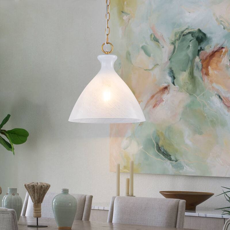 Modern Cloud Glass Pendant Light Chandelier - 12.2'' W