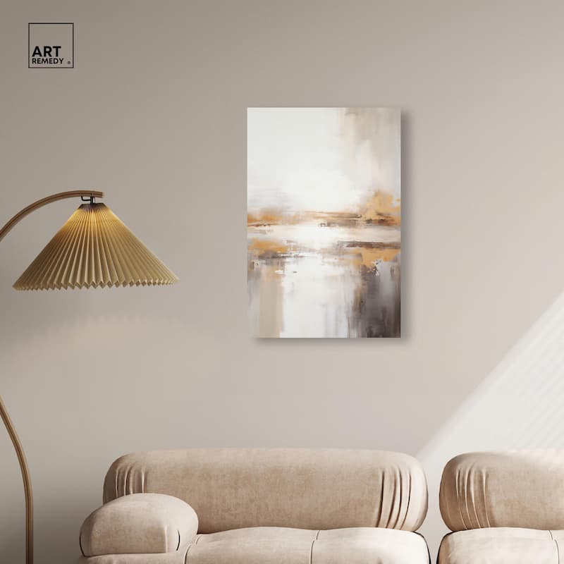 Glistening Stillness I Canvas by Art Remedy, Gallery Wrapped