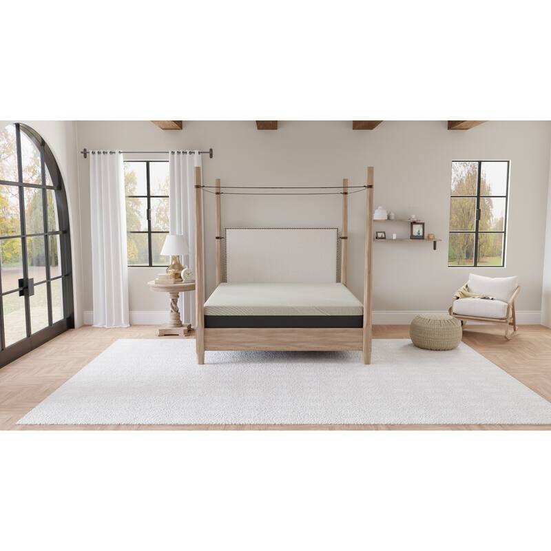 Short Queen Firm Gel Memory Foam Tight Top 8 Inch Mattress