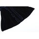 preview thumbnail 3 of 2, Navy Blue Velvet Flutter Sleeve Dress
