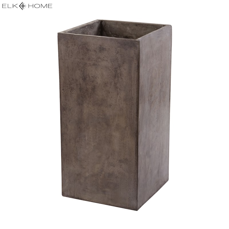 Elk Home Al Fresco Polished Concrete Concrete Planter
