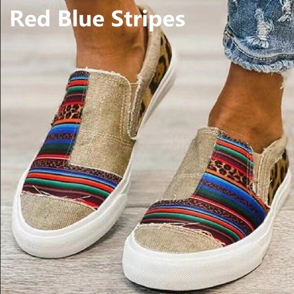 printed canvas shoes