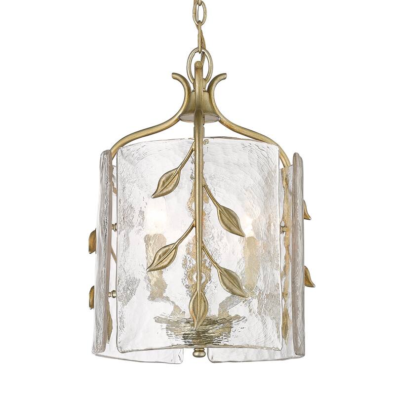 Golden Lighting 3160-3P HWG Calla 3 Light 13" Wide Pendant