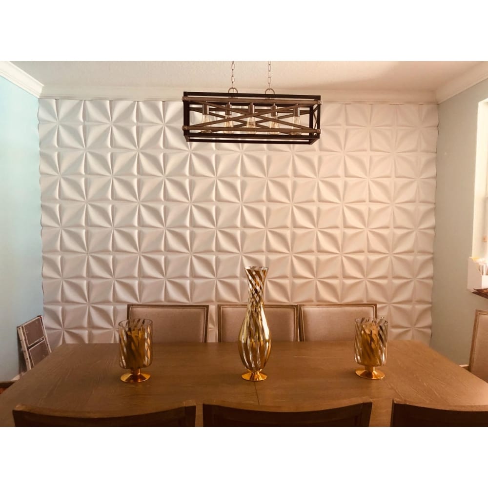 Art3d Decorative 3D Wall Panels Textured 3D Wall Covering,12 Tiles 32 Sq Ft
