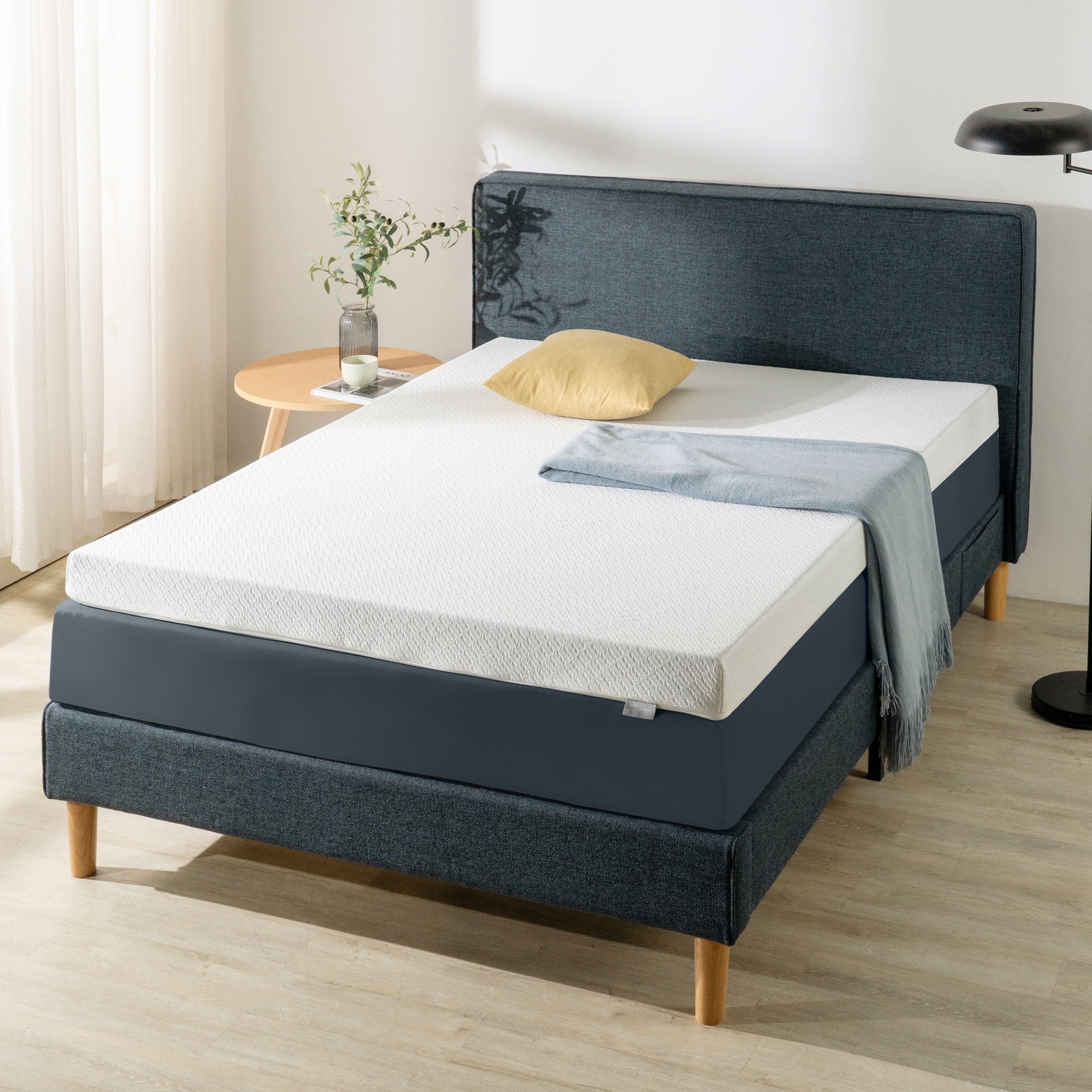 Zinus queen discount mattress topper