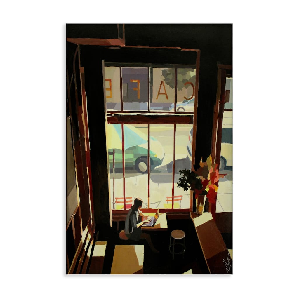 Stupell Tranquil Cafe Environment Canvas Wall Art Design By Keith Thomson