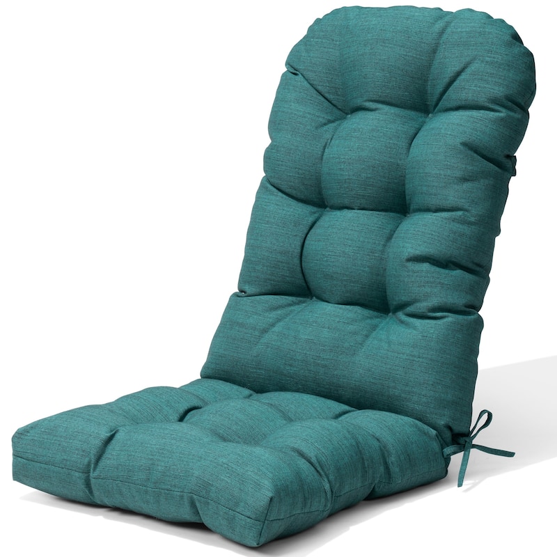Adirondack Style Patio Outdoor Chair Cushion for Adirondack Chair or Lounge Rocking Chair - See picture - 1-Piece, MALACHITE
