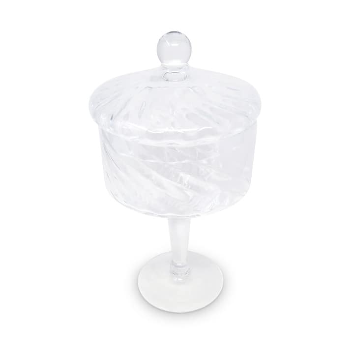 Tall Stemmed Cookie Jar, Liscio Ottico