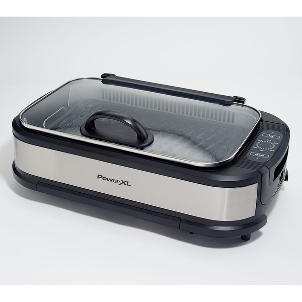 PowerXL 1500W Smokeless Grill Pro with Griddle Plate Model K50547. Opens flyout.