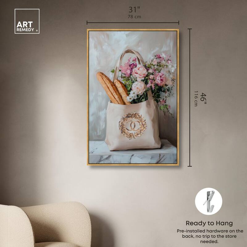 Chic Carryall I Canvas by Art Remedy