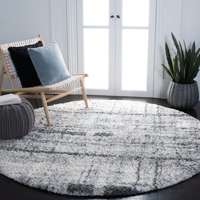 SAFAVIEH Fontana Shag Fritz Modern Abstract 2-inch Thick Rug