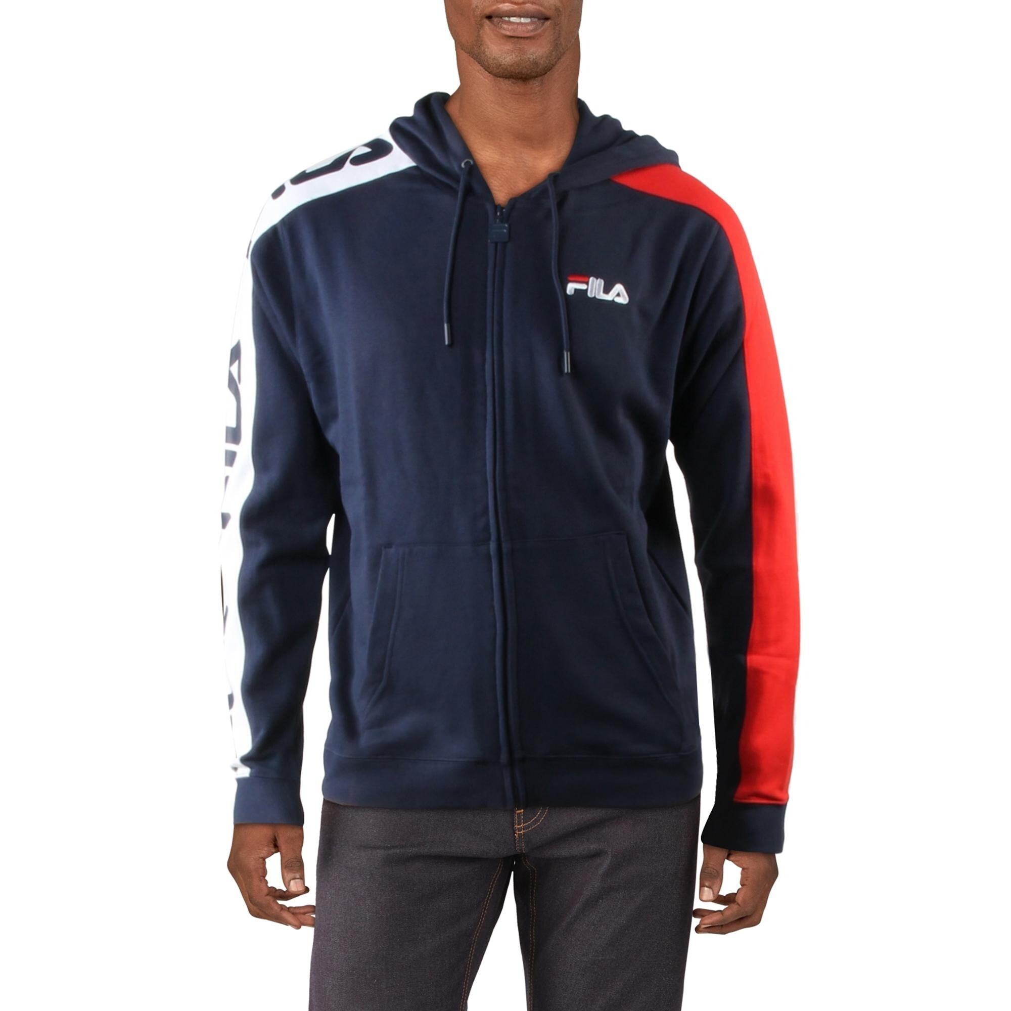 fila men's zip hoodie