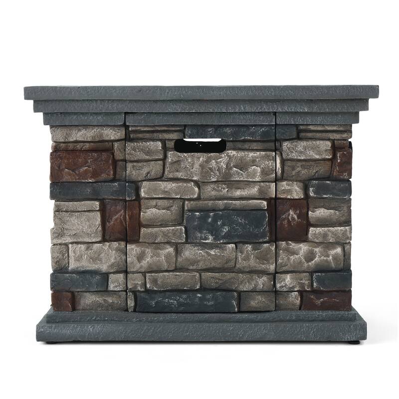 Puerta Outdoor 5-piece Club Chair and Fire Pit Set by Christopher Knight Home