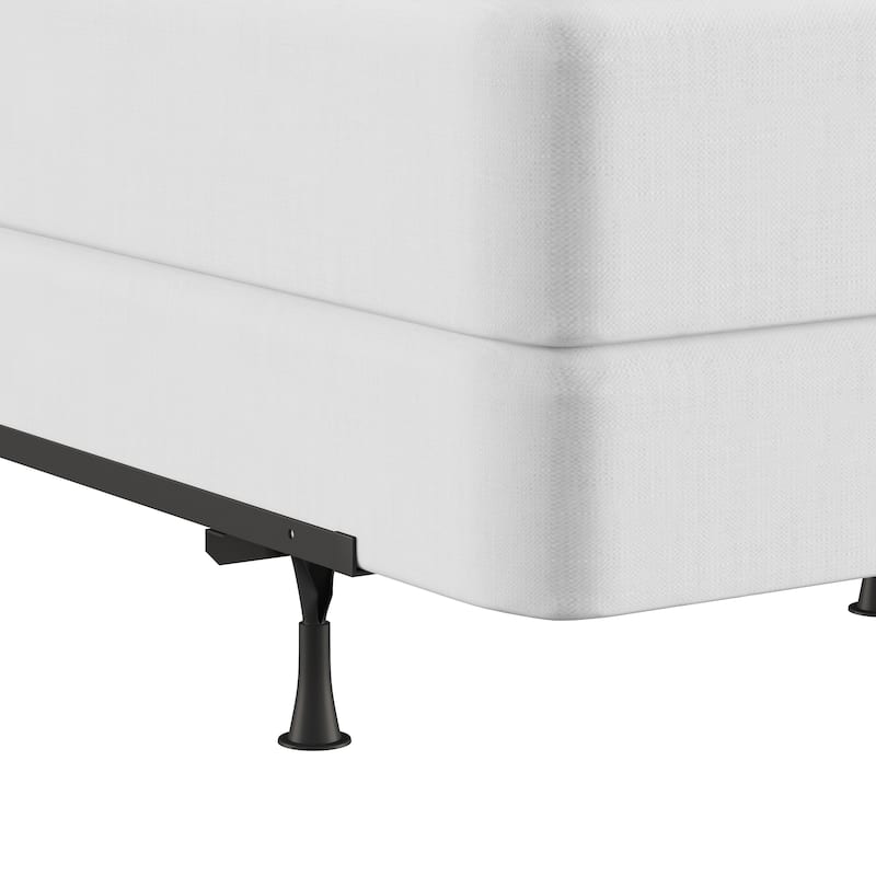 Hillsdale Melanie Wood and Cane Headboard with Frame, White
