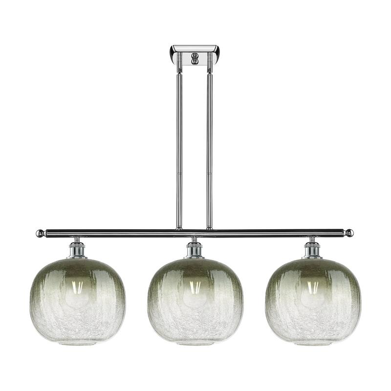Innovations Lighting Endless Possibilities Ballston - Brookhaven Sphere - 3 Light 37" Stem Hung Island Light