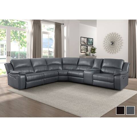 Acadia Transitional Power Reclining Sectional Sofa