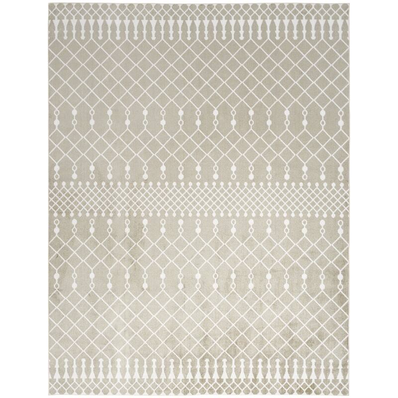 Nourison Astra Machine Washable Moroccan Area Rug - 7' 10" x 10' - Sage - Rectangle