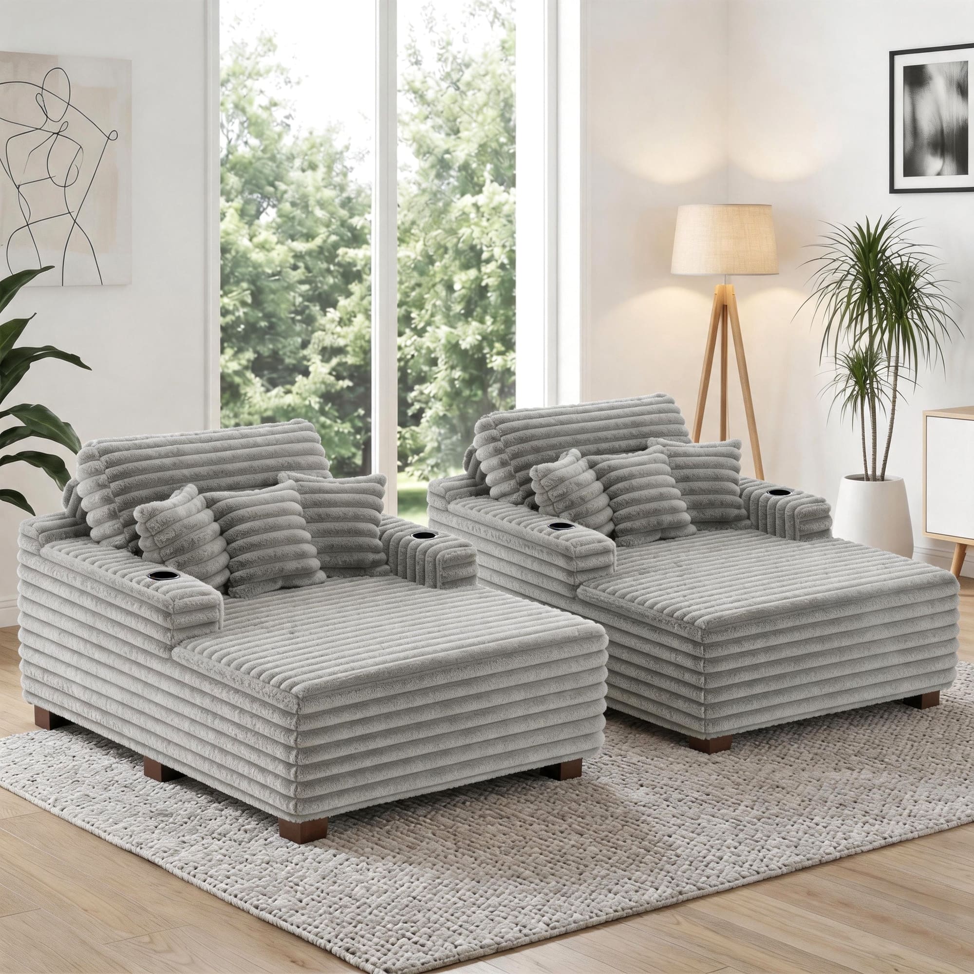 Option Light Grey-Set of 2