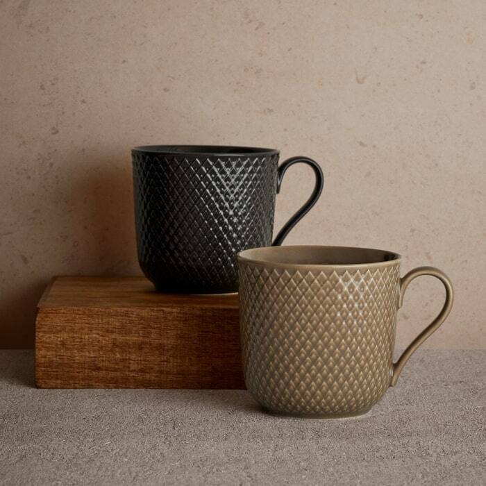 Rhombe Earth Mug With Handle