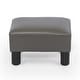 preview thumbnail 37 of 36, Adeco Small Rectangular Ottoman Modern PU Leather Footrest Stool Chair