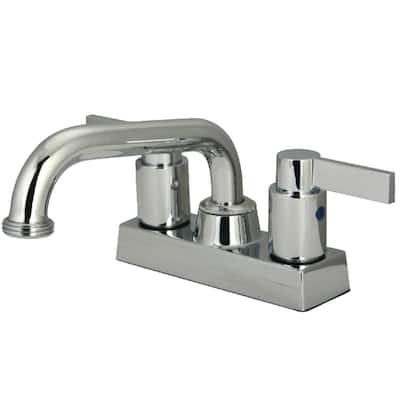 Kingston Brass NuvoFusion 2-Handle 4 in. Centerset Laundry Faucet