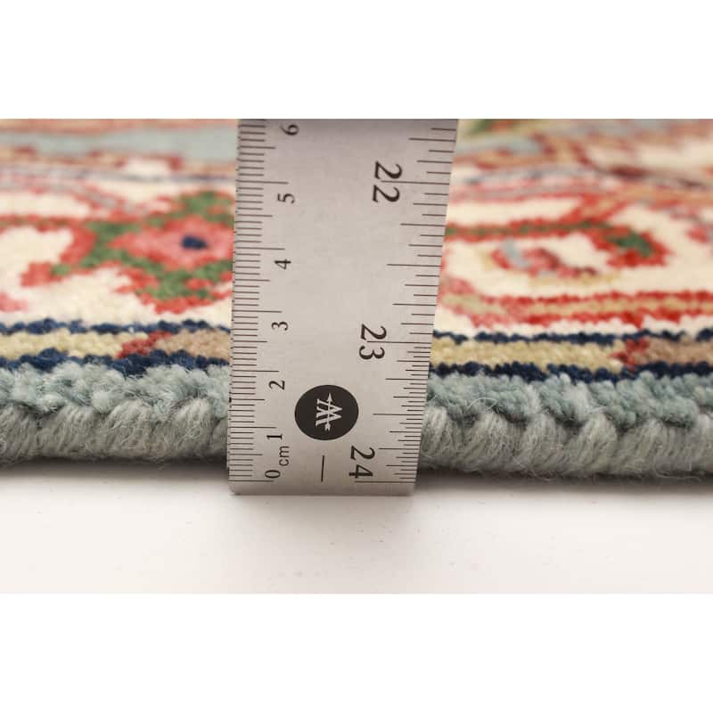 ECARPETGALLERY Hand-knotted Serapi Heritage Light Blue Wool Rug - 2'6 x 22'1
