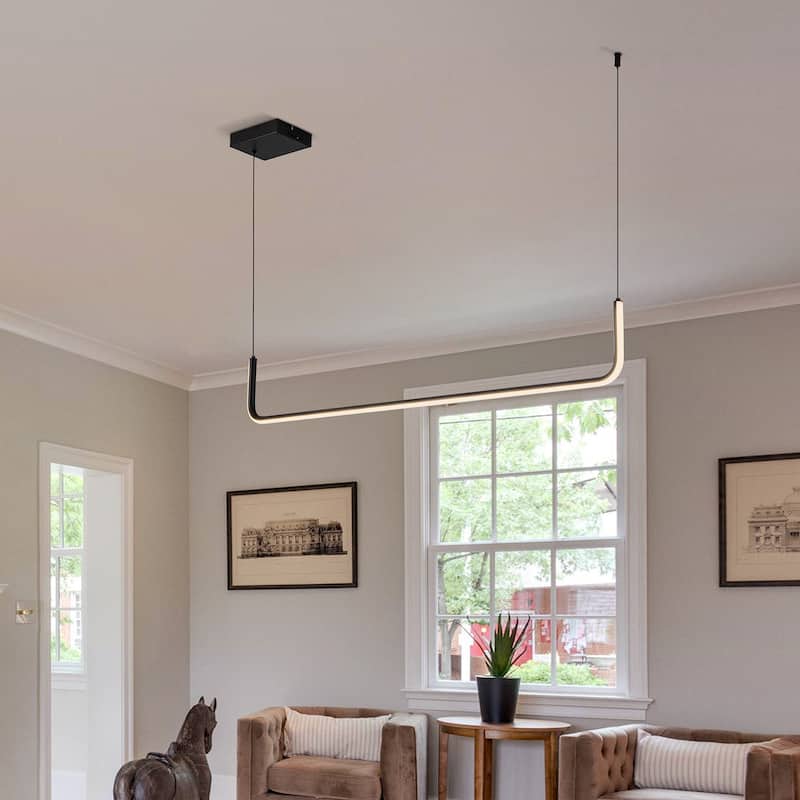 LED Linear Chandelier Kitchen Chandelier Modern Chandeliers