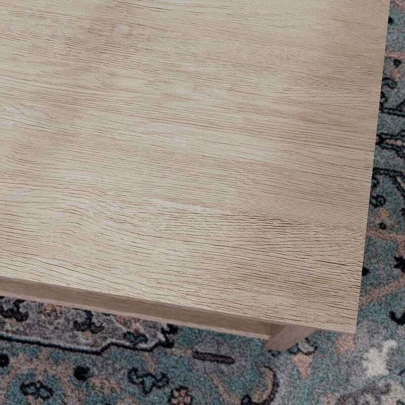 Wood Lift-Top Coffee Table with Spacious Surface, Brown - 36.14" L x 36.14" W x 19.29" H