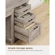 preview thumbnail 46 of 156, Farmhouse Executive L Shaped Desk Home Office Desk with Drawers and Storage Cabinet & Power Outlet