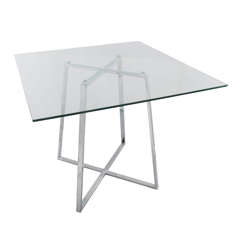 Silver Orchid Pugo Square Dining Table