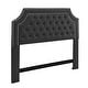preview thumbnail 13 of 13, Chic Home Malan PU Leather Upholstered Button Tufted Headboard