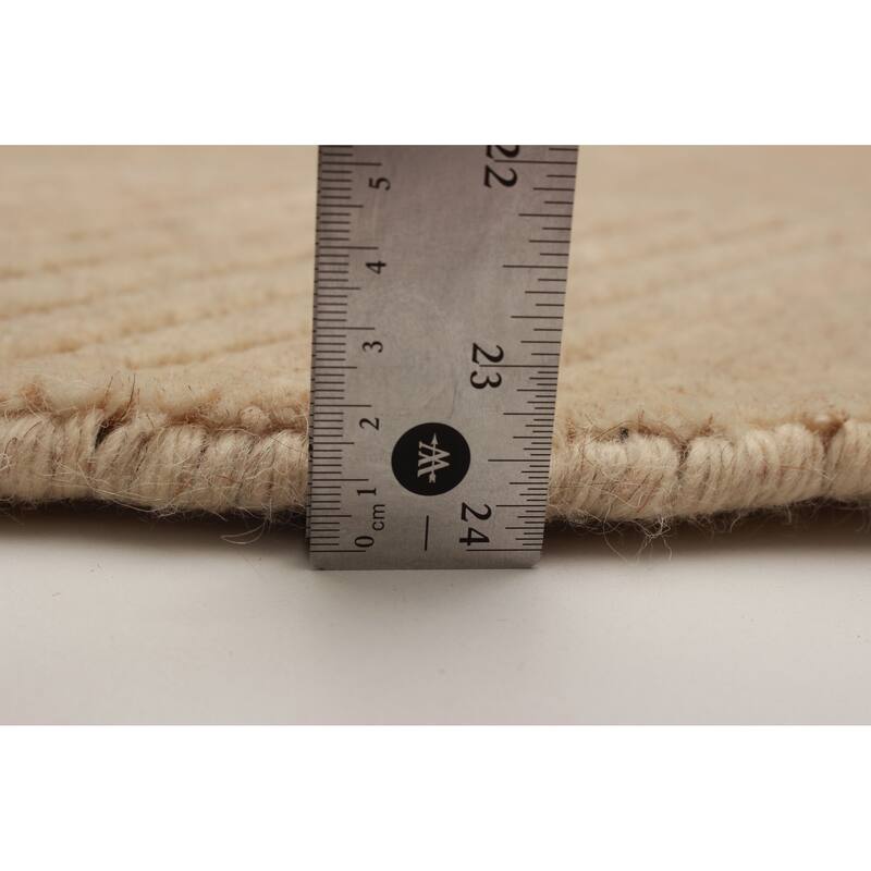 Kashkuli Gabbeh Beige Rug 4'0" x 4'0" - 4'0 x 4'0