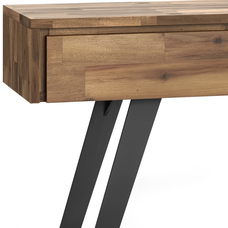 WYNDENHALL Mitchell 60 inch Wide Modern Industrial Console Sofa Table - 60 W x 16 D x 30 H