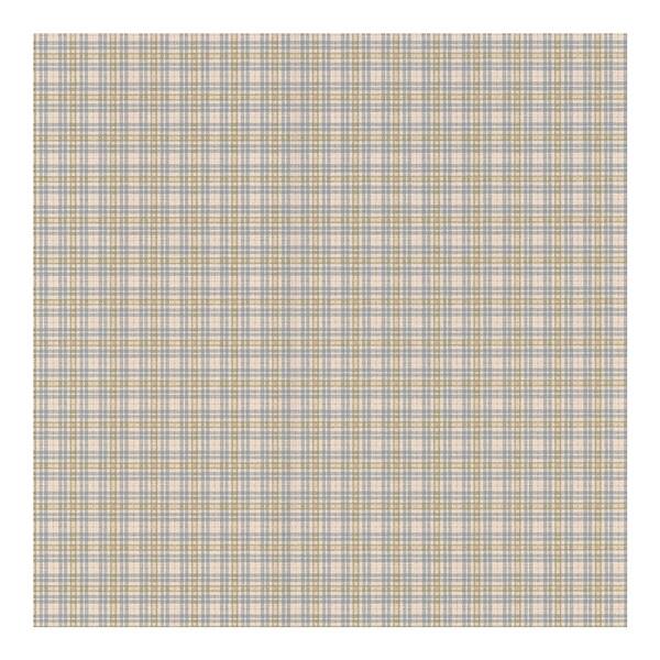 Shop Theodore Blue Plaid Wallpaper 396in X 20 5in 0 25in