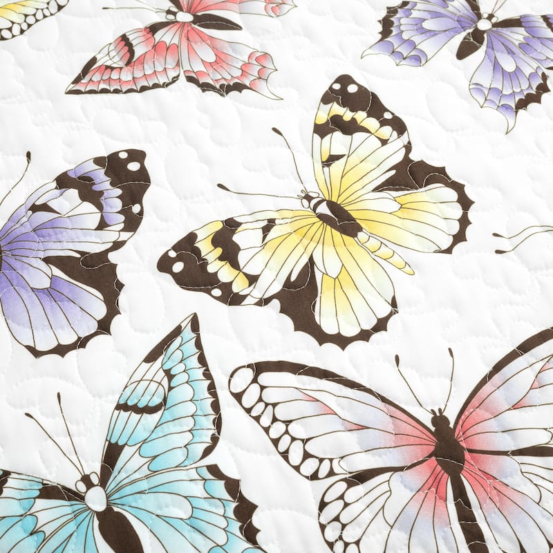Lush Decor Flutter Butterfly Throw Blanket