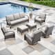 Option Brown Rattan - Beige Cushion