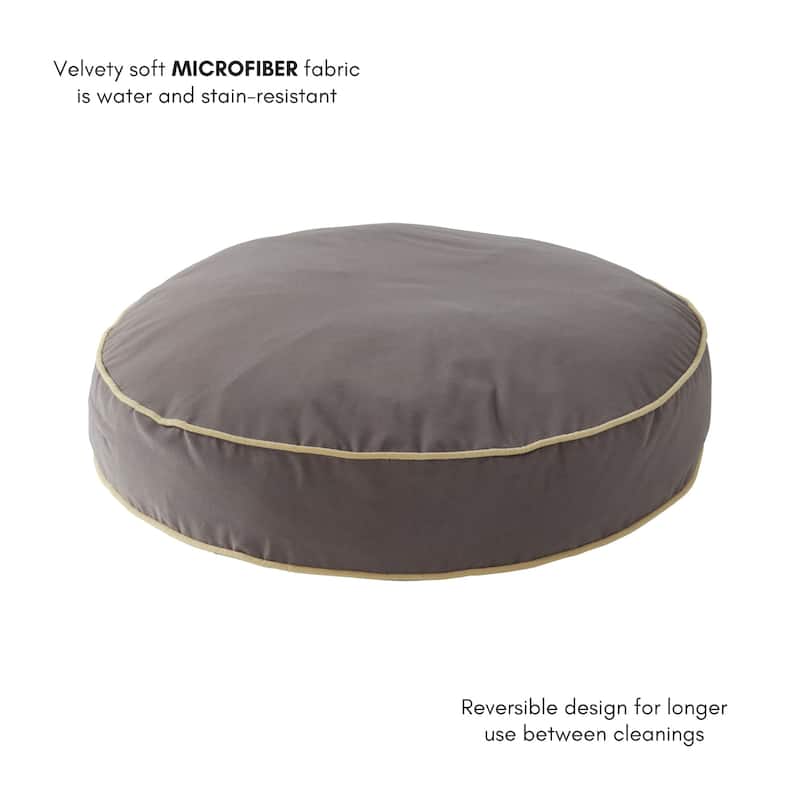 Scout Round Reversible Pillow Dog Bed