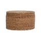 preview thumbnail 2 of 5, Ira Rattan Round Coffee Table by Kosas Home