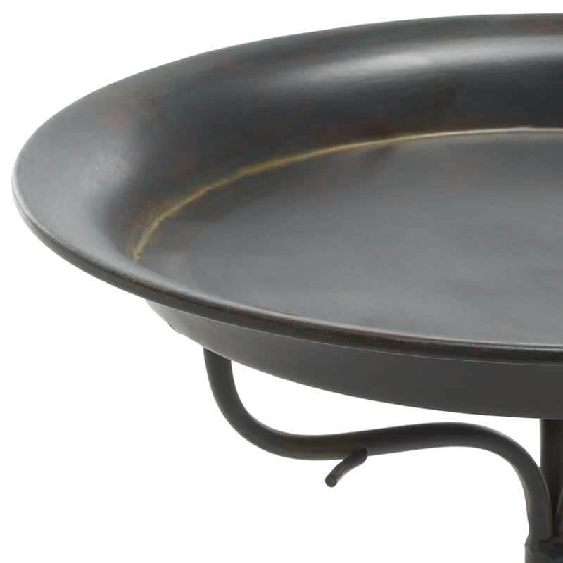 SAFAVIEH Outdoor Yamilet Bird Bath - 17Wx28Dx17H